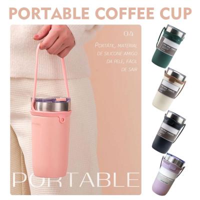 710ml Tumbler Stainless Steel Mug Keep Hot And Cold Temperature Bottle Water T2G8