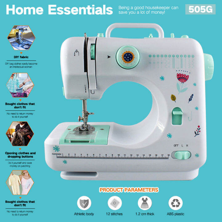 Hami New Sewing Machine Pro Upgraded 12 Sewing Portable Mini Sewing