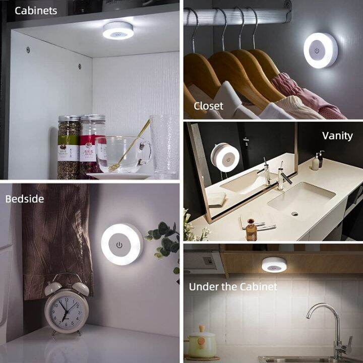 3-modes-led-sensor-night-lights-magnetic-base-wall-lamp-usb-charged-circle-portable-round-dimming-bedroom-kitchen-night-lamp