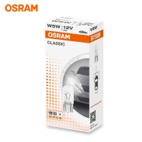 ?Osram ความกว้างของ T10หลอดไฟ W5W ที่จอดรถไฟป้ายทะเบียนไฟเลี้ยวด้านข้าง2825 Trunk Light หลอดไฟอ่านหนังสือ