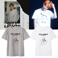 Exo Baekhyun Concert 2022 Loose Tee Cotton Tshirt Korean Pink T Shirt Fans