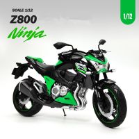 คาวาซากิโมเดลรถมอเตอร์ไซค์วิบาก1/12,รถมอเตอร์ไซค์นินจา Z800จำลองของเล่นจำลองถนนรถมอเตอร์ไซต์ของขวัญสำหรับเด็ก