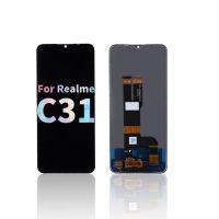 หน้าจอโทรศัพท์มือถือขนาด6.5นิ้วพร้อมชุดดิจิไทเซอร์สำหรับเปลี่ยน C31 Realme OPPO