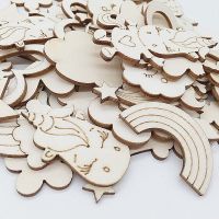 【YF】❧  60 Unicorns Clouds And  Wood Chips Crafts