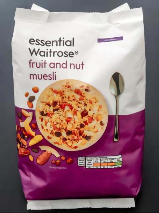 Essential Waitrose Fruit and Nut Muesli 1kg Lazada