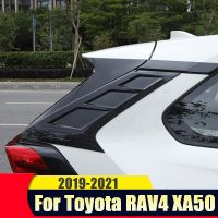 สำหรับ Toyota RAV4 RAV 4 2019 2020 2021 2022 XA50 ABS ภายนอกรถโครงเสาตัว C อุปกรณ์ตกแต่งประดับคลุม