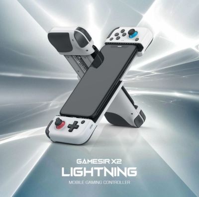 GameSir X2 Mobile Gaming  Lightning version จอยเกมมือถือ Gamesir X2 Lightning- สีขาว อุปกรณ์เสริมสำหรับมือถือ.