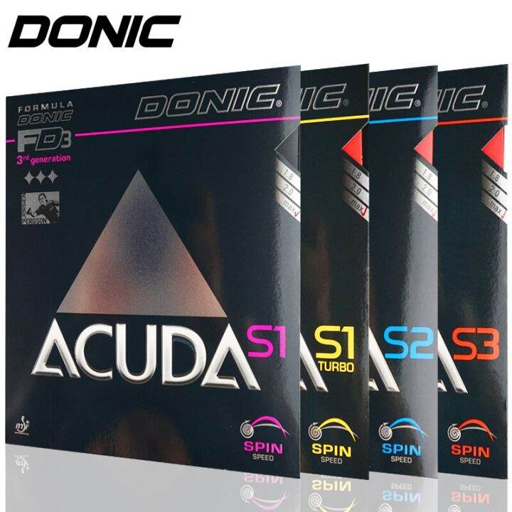 Donic ACUDA S1 S2 S3 ACUDA S1 Turbo Table Tennis Rubber Original DONIC ...