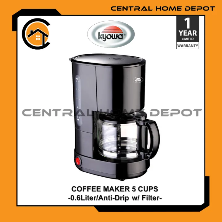 Kyowa Coffee Maker 0.6 Liter (5 Cups) / KW1220 Lazada PH
