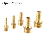 [HOT] Hose Barb Tail 4 25MM Brass Pipe Fitting 1/8 quot; 1/4 quot; 3/8 quot; 1/2 quot; 1 quot; Pagoda connector BSP Male Connector Joint Copper Coupler Adapter