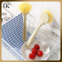 Household multi-functional brush pan artifact kitchen wheat straw pot washing brush cleaning dish brush long handle non-stick oil pan brush