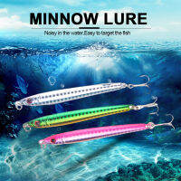 KDQS 30G แผ่นเหล็กเหยื่อล่อ Minnow เหยื่อล่อจมอยู่ใต้น้ำเลเซอร์สีพลาสติกเหยื่อแข็ง KDQS 30G เหยื่อล่อเหยื่อล่อแผ่นเหล็กในน้ำเลเซอร์สี KDQS-MY เหยื่อแข็งพลาสติก