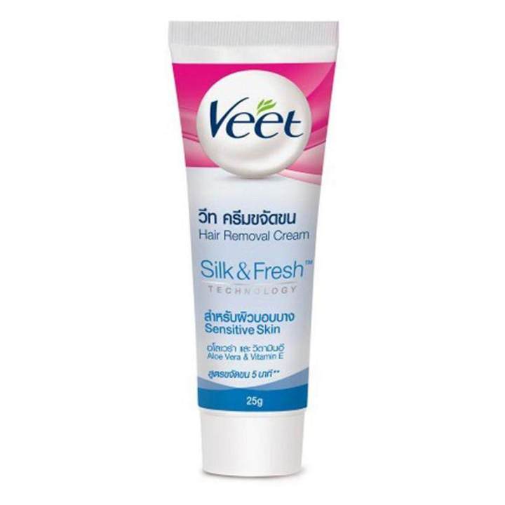 veet-hair-removal-cream-aloera-amp-vitamin-e-25-g-วีท-ครีมขจัดขน-อโลเวล่า-แอนด์-วิตามินอี