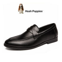 Hush Puppies รองเท้าผู้ชาย รุ่น สีดำ รองเท้าหนังแท้ รองเท้าทางการ รองเท้าแบบสวม รองเท้าแต่งงาน รองเท้าหนังผู้ชาย