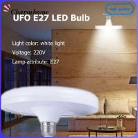 CHARMHOME ใหม่ 220V สีขาว ไฟ LED หลอดยูเอฟโอ การประหยัดพลังงาน E27