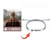 Personalized Song Scan Code Gift Custom Music Spotify Code Bracelet For Women Men New Handmade Adjustable Rope Bracelets Jewelry
