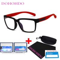 2021 Anti Blue Light Glasses Blocking Filter Reduces Glasses Men Black Blue Square Spectacle Frame Computer Glasses For Women