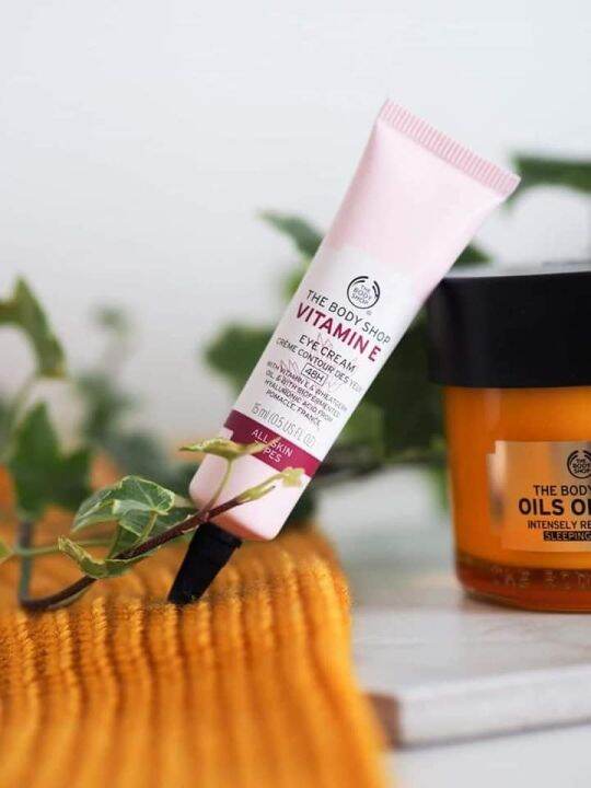 The Body Shop Vitamin E Eye Cream 15 ml. Lazada.co.th