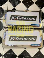 กรอบป้ายทะเบียน ไทเท V. 5 แบน Kit racing ( เซ็ต 1 คู่ *มีแผ่นกันน้ำให้  )