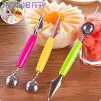 Fruit Digger Cutting Watermelon Fruit Ball Digging Ball Ice Cream Round Spoon Fruit Cutting Carving Knife Stainless Steel