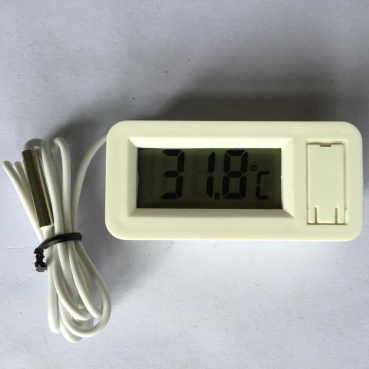 2ชิ้นอุณหภูมิแบบฝัง-tpm-30มิเตอร์ดิจิตัลแสดงเครื่องวัดอุณหภูมิไฟฟ้ากับเครื่องวัดอุณหภูมิ