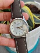 Đồng hồ nam Citizen Exceed mặt đen saphia chạy pin hàng Si