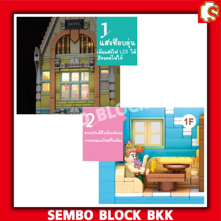 ชุดตัวต่อ-sembo-block-ตึกอพาร์มทเมนต์-ลอฟท์-sd601146c-จำนวน-1509-ชิ้น