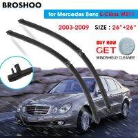 Car Wiper Blade For Mercedes Benz E-Class W211 26 quot; 26 quot; 2003-2009 Auto Windscreen Windshield Wipers Blades Fit Side Pin Arms