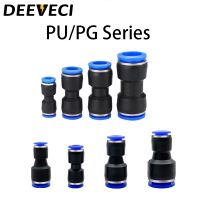 Pneumatic Fittings Fitting Plastic Connector PU 4mm 6mm 8mm 10mm For Air water Hose Tube Push in Straight Gas Quick Connection