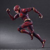 Topstroy Shop PLAY ARTS The Flashs II Action Figure Super Hero PVC รุ่นตกแต่งของขวัญเด็กของเล่น25Cm