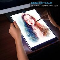 A3A4A5 USB Dimmable Digital Graphics Tablet Board LED Drawing Copy Pad Tablet Blackboard Artist Thin Art Stencil Drawing Art