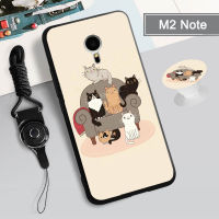 ?เคสซิลิโคนปกป้องเต็มรูปแบบใหม่ Meizu M2 Note/M3โน้ต/M5โน้ต/M6โน้ต/M6S นิ่มลายการ์ตูนฝาครอบโทรศัพท์มือถือที่มีรูปแบบวงแหวนและเชือก