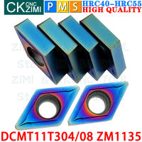 ZM1135 DCMT11T308 ZM1135คาร์ไบด์แทรกภายนอกภายในเปลี่ยนแทรกเครื่องมือ DCMT CNC โลหะกลึงตัดเครื่องมือ