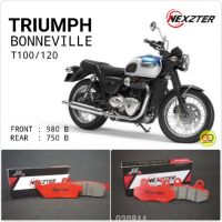 Promotion ผ้าเบรค Triumph Bonneville T100, T120, ยี่ห้อ Nexzter ผ้าเบรคบิ๊กไบค์ ผ้าเบรคมอเตอร์ไซค์ไทรอั้ม พร้อมส่ง ผ้า เบรค รถยนต์ ปั้ ม เบรค ชิ้น ส่วน เบรค เบรค รถยนต์