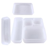 7 PCS Drawer Organizers Separator White for Home Office Desk Stationery Storage Box for Kitchen Bathroom Makeup Organizer