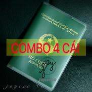 COMBO 5 cái vỏ bao hộ chiếu passport dẻo trong có khe đựng vé máy bay và