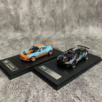 DCM 1:64โมเดลรถ4586GT อัลลอยหล่อรถสปอร์ตเคลือบเงา &amp; HKS