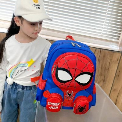 [ในสต็อก] Spidermans Kitty Cat กระเป๋าเป้สะพายหลังสำหรับชายหญิงกระเป๋านักเรียนการ์ตูนอนุบาลเด็ก3-6ปีกระเป๋าเป้สะพายหลัง