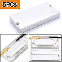 5 ใบ กล่องเก็บงาน splices สาย FIBER OPTIC แบบเข้า 2 ออก 2 5PCs Drop cable protection box Optical fiber Protection box heat shrink tubing to protect fiber splice tray 2 into 2 out