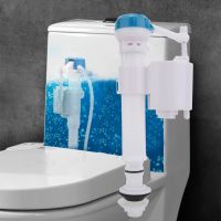 วาล์วเติมน้ำแบบกดชักโครก Dual Flush Cistern Siphon Bathroom Blue White UK G1/2