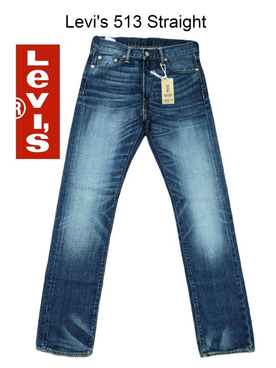 Quần jeans nam levi's 513 Straight Hàng Hiệu 
