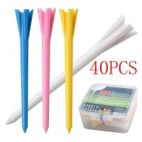 ❃❅◑ ใหม่ Golf TEE Boxed Golf Tee 40 ชิ้น/กล่อง Rocket Ball TEE 85mm Ball Holder