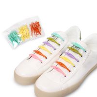 Silicone Elastic Shoelaces Arched Type Laces Fashion Trends No Tie ShoeLace Men Women Lacing Shoes Rubber Quick Shoe Lace