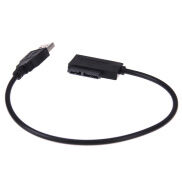 Buytra Cáp chuyển đổi USB sang Ổ đĩa quang CD DVD ROM SATA IDE mỏng 13Pin