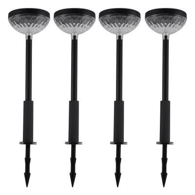 Solar Pathway Lights 4 Pack,LED Solar Lights Outdoor,IP67 Waterproof Solar Path Lights,Solar Powered Garden Lights