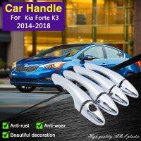 [TYEE Automotive Products] สำหรับ Kia Forte K3 Cerato YD 2014 2015 2016 2017ที่คลุมที่จับประตูชุบโครเมียม2018สติ๊กเกอร์ตกแต่งรถยนต์ที่จับแบบกันสนิม