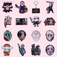 ◑♟○ Best Quality Horror Movie Skeleton Enamel Pins Brooch Badge Lapel Backpack Collar Hat Women Men Jewelry Halloween Gift Wholesale