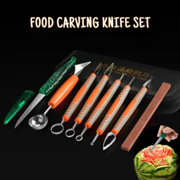 New 80pcs /set Vegetable Fruit Carving Chisel Tool Chef Kit