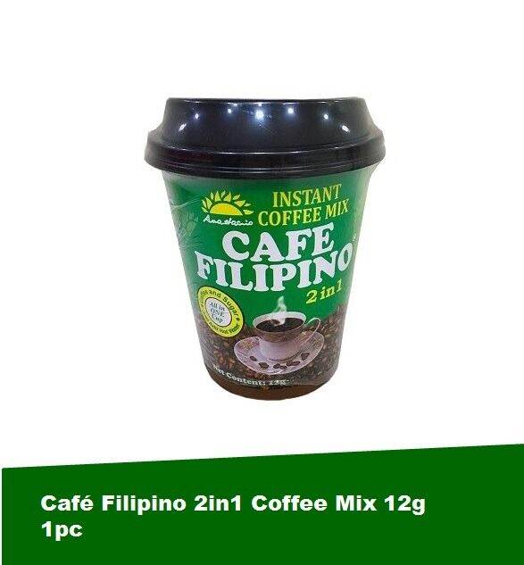Cafe Filipino Coffee 2in1 Mix Paper Cup 12g x 1pc | Lazada PH