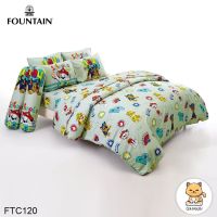 Fountain ผ้าปูที่นอน ผ้านวม 3.5 ฟุต/5 ฟุต/6 ฟุต ขบวนการเจ้าตูบสี่ขา Paw Patrol FTC120 (ฟาวเท่น)